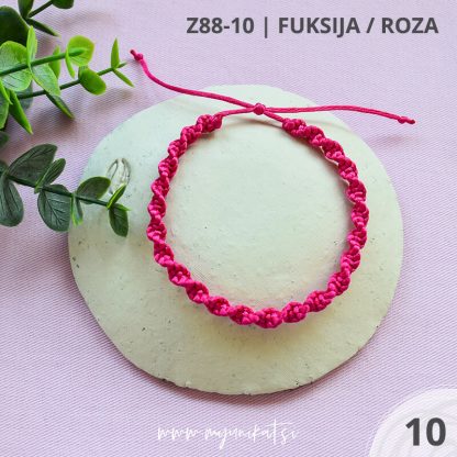 Z88-10-unikatna-pletena-zapestnica-nakit-myunikat-tjasavodeb-fuksija-roza