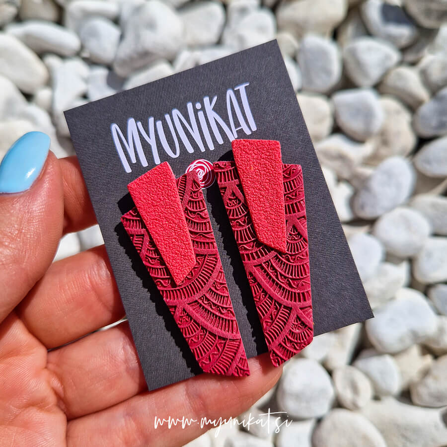 U531-unikatni-uhani-nakit-myunikat-TjasaVodeb-bordo