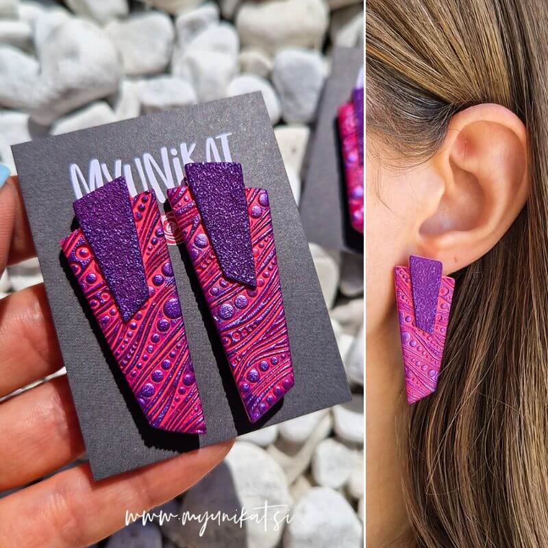 U534-unikatni-uhani-nakit-myunikat-TjasaVodeb-roza-viola